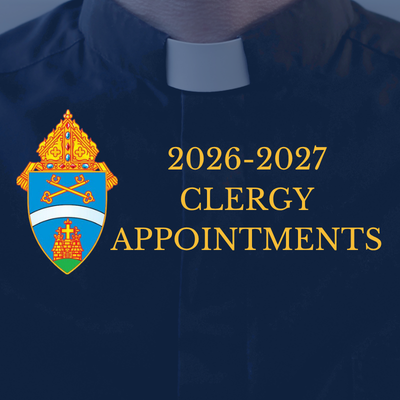 Bishop Godfrey Mullen, OSB, Announces New Clergy Assignments